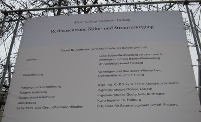 Bauarbeiten Schild 2